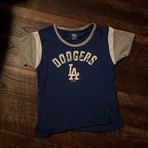 Kids los angles dodgers shirt